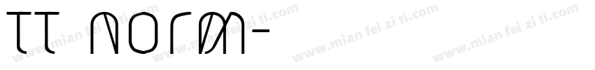 TT norm字体转换